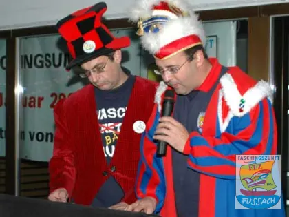 Faschingsauftakt 11.11.2005 – Helmut und Thomas